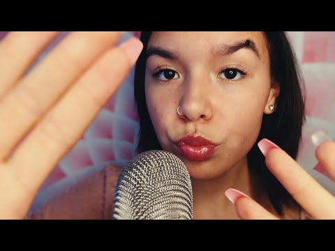 ASMR soft kisses and face touching🥰🥰 (TINGLY)