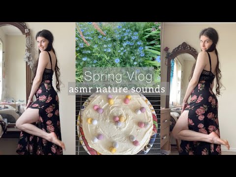 ASMR 👗Spring Outfits 🌸 Nature Sounds 🍃 No Talking 🤫