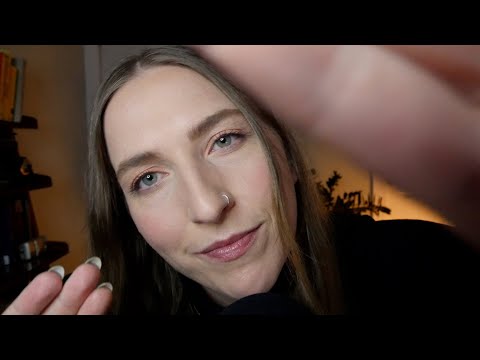 ASMR lulling you to sleep in 30 minutes 😴 whispering + covering your mouth/eyes + visual triggers 👀