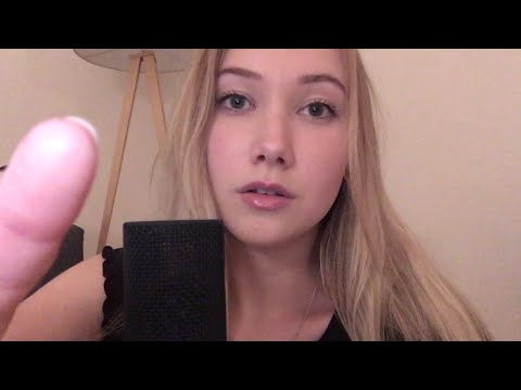 ASMR Repeating & Tracing Trigger Words (Whispered)