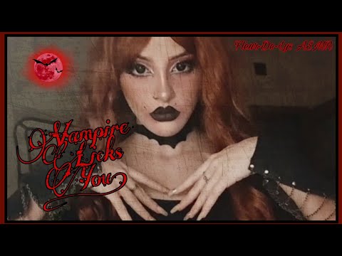 ASMR Vampire Bestie Licks Your Blood 🥀🧛‍♀️🩸(Halloween Special) Collab w/ asmr elara
