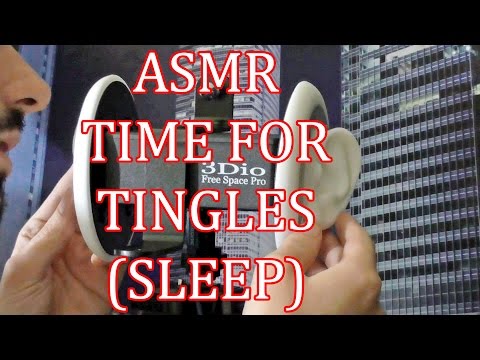 ASMR - You are very tired, need to go to sleep. 3Dio binaural ears massage (EN Whispers, Softspoken)
