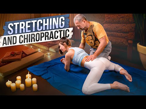 DEEP BACK AND LOWER BACK MASSAGE - CHIROPRACTIC ADJUSTMENTS FOR MARINA
