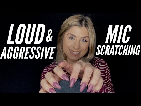 ASMR | LOUD and AGGRESSIVE Mic Scratching! ⚡️
