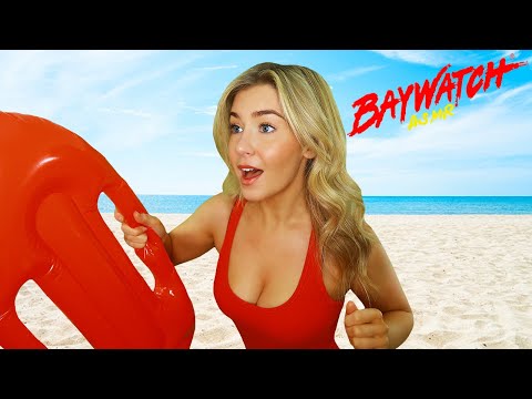 ASMR BAYWATCH BABE RESCUES YOU! 💃🌊🏖️| Personal Attention Roleplay