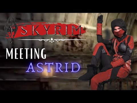 ASMR || meeting astrid in the abandoned shack (skyrim)