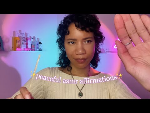 Reprogramming Your Mind with Positive Affirmations | ASMR Reiki | Hand Movements, Tingles