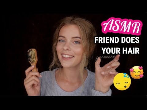 ASMR Friend Does Your Hair Roleplay - Soft Spoken