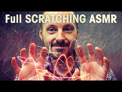 ASMR Full Scratching Mic Video + Ear Whispering "Sleep"
