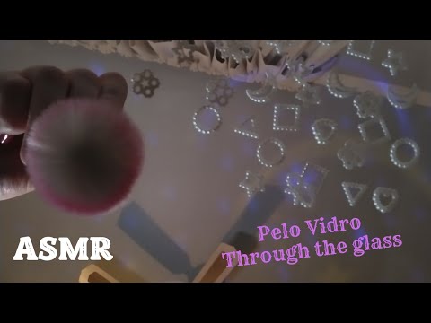 ASMR - Gatilhos Vistos Pelo Vidro /tapping, espuma.. • Triggers Seen Through Glass /tapping, foam..