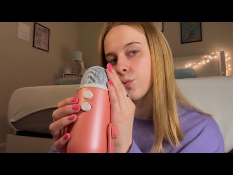 ASMR Mouth Sounds (with personal attention & hand sounds)