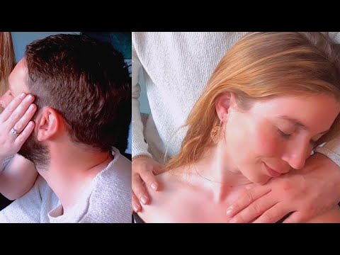 ASMR | Real Person | Die Paar Massage mit Lotion und Haare bürsten