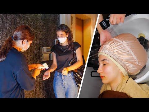 Special DRY + Shampoo massages in Japanese private salon (soft spoken)
