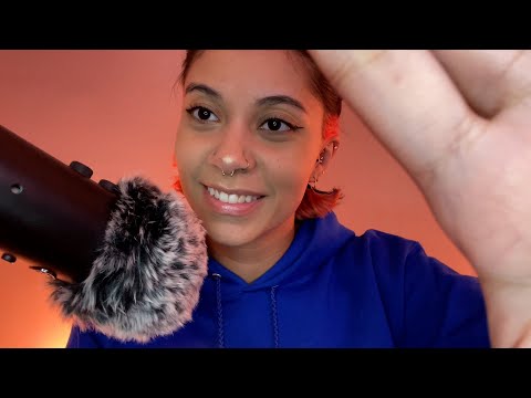 ASMR Personal Attention ~ Hand Movements, Face Brushing, and Hard Candy