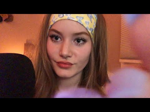 asmr tingly mouth sounds + tapping your face 💛 #personalattention