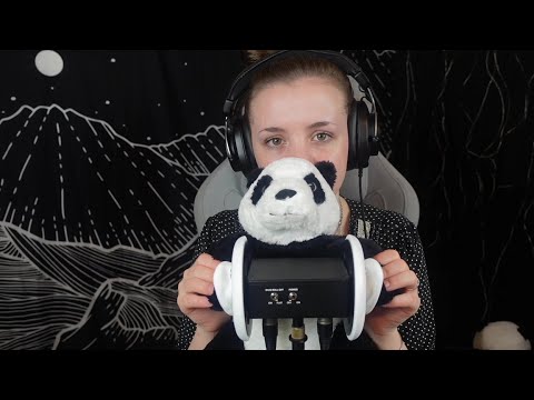 ASMR - Panda pets your ears (fluffy and cozy)