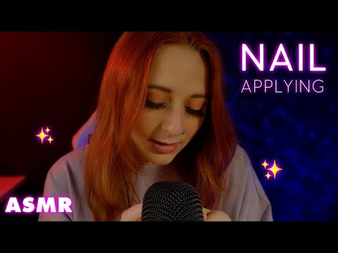 [ASMR] Ramble: Applying Fake Nails