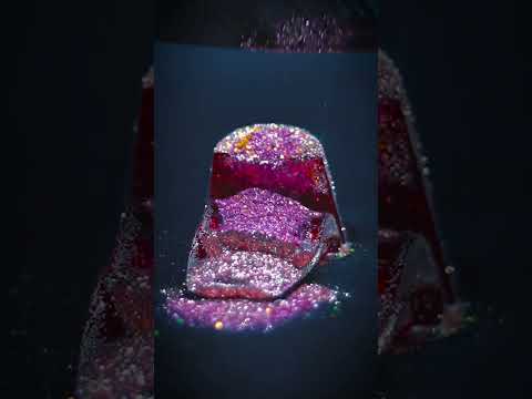 Sizzling glitter jello ASMR