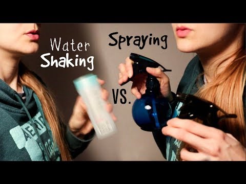 ASMR Tingle Battle: Water Shaking vs. Spraying