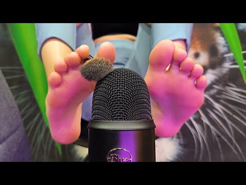 ASMR FEET FOR TRIGGERS | FOOT Tingles Sounds | No Talking
