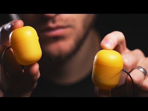 Kinder surprise plastic balls, scratching, tapping IN/OUT ASMR - slovak english whispering -
