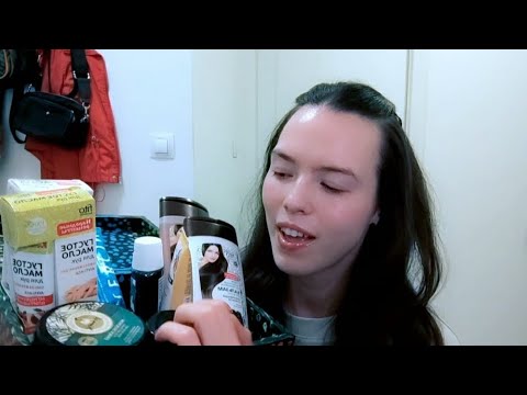 ASMR French and Russian body and hair care natural cosmetics haul