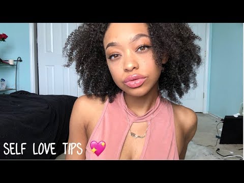 ASMR | Up Close | Whispering Self Love Tips 💖 | Brushing The Lens/Mic