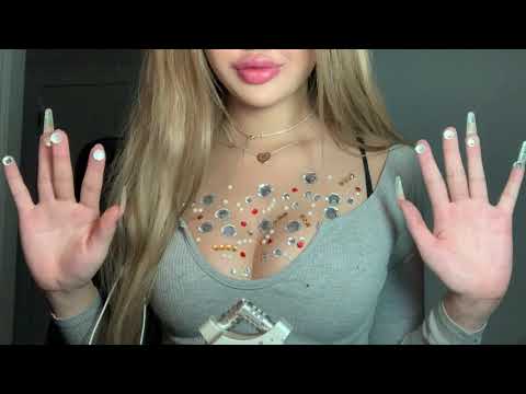 asmr jewel tapping and scratching