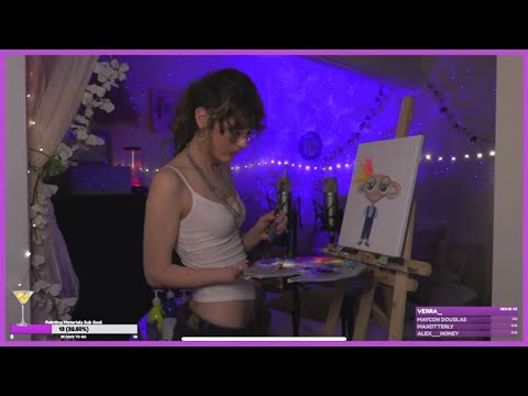 Live ASMR Painting 3.28.21 / Painting A Whimsical Creature