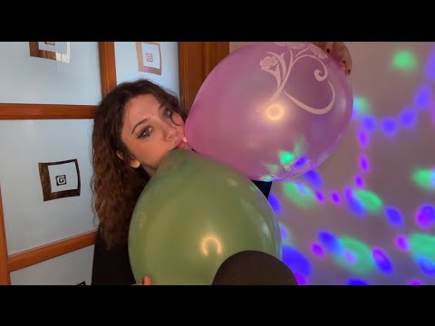 ASMR | Kitty Blowing The Biggest Balloons Ever | Best Balloon Popping Asmr ♥️♥️🩷