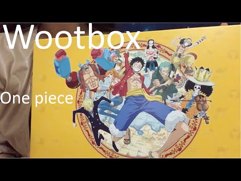 {ASMR} Unboxing Wootbox One piece édition limitée