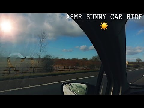 ASMR Binaural Car Ride Sounds For Sleep & Relaxation | Interior Tapping & Mouth Sounds