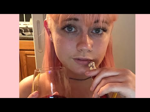TIPSY ASMR | Lipstick Try On 💋and Soft Kisses 😚