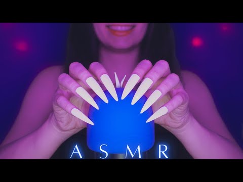ASMR Sleep Inducing Mic Scratching - Brain Massage with DIFFERENT MICS 🎤 & Nails 💙 No Talking