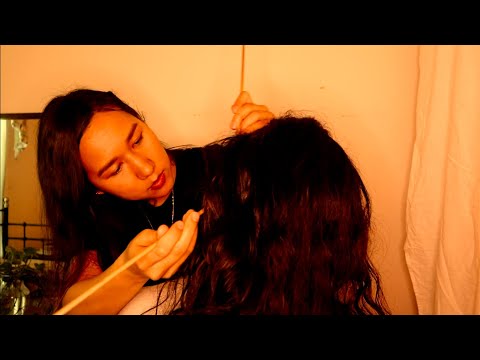 [ASMR] Real Person Scalp Check, Chinese Acupoint Scalp Massage + Neck Massage with Roll On Oils