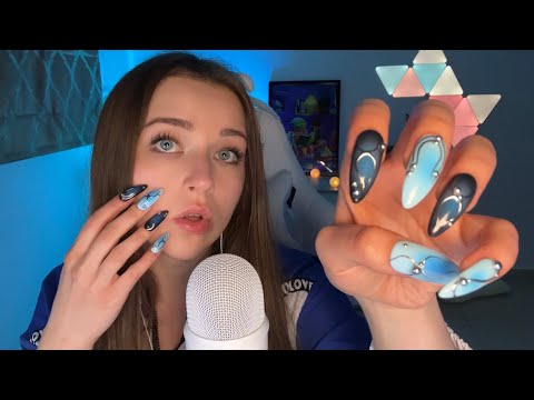 ASMR Scratching and Tapping on your cute Face :)
