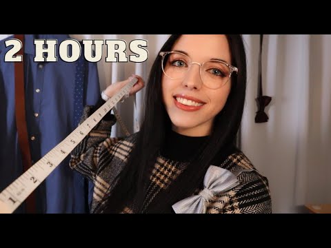 ASMR for Men | Suit Fitting, Barbershop Haircut and more (2 HOUR COMPILATION)