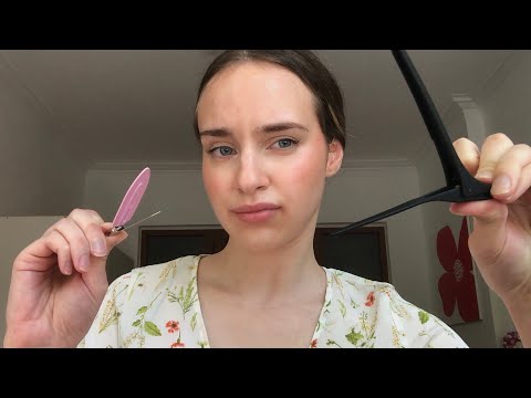 Mean Girl Clips Back Your Hair In Class ASMR Roleplay