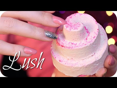 ASMR Lush Unboxing🍦DEEP Ear Whisper ~ Lid Sounds, Gentle Scratching, Explaining Scents, Reading +