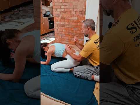 Original chiropractic adjustments and stretching for Marina #chiropractic