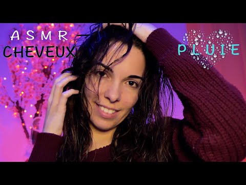 ASMR Pluie 🌧️ Routine Cheveux : Soin, Brossage, Lavage, Lissage, Scratching Cuir Chevelu