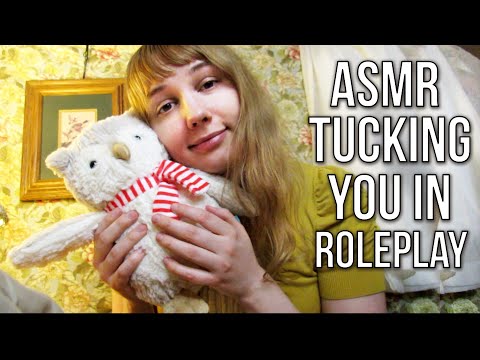 ASMR TUCKING YOU IN ~ Mommy / Babysitting COMFORT ROLEPLAY (Reading Stories, Lullabies, etc.)