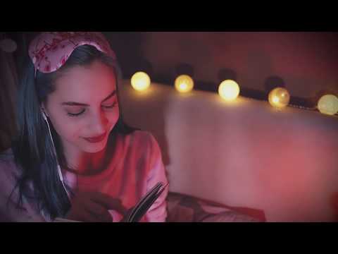 ASMR| Inaudible/Unintelligible Diary Reading📖with Crackling Fireplace sounds🔥in PJs