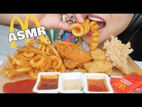 ASMR *BEST McDonalds FRIED Chicken (CRUNCHY EATING SOUNDS) | SAS-ASMR