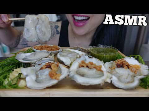 ASMR FRESH OYSTERS THAI STYLE (EATING SOUNDS) SOFT WHISPERS | SAS-ASMR