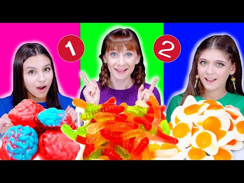 ASMR Most Popular TIK TOK Challenges By LiLiBu (Candy Color Race, Basketball Challenge)