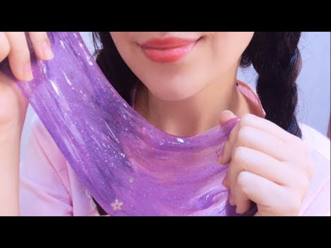 [ASMR] Sticky Sounds | Lipgloss, Plastic, Slime, Cellophane & More リラクゼーションのための粘着性のある音
