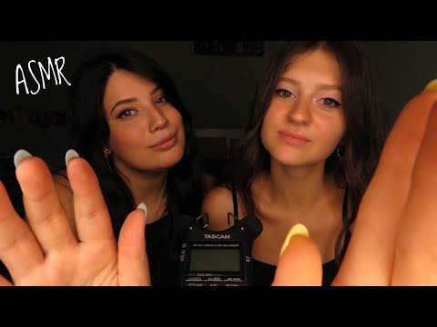 My Friend Tries ASMR 👭 Triggers & Tapping 💤 Aggressive & Fast Sounds 😍