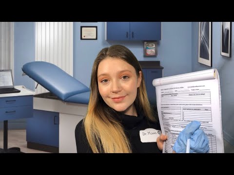 ASMR Doctor’s Exam 👩🏼‍⚕️ Yearly Check-Up and Vaccination 💉