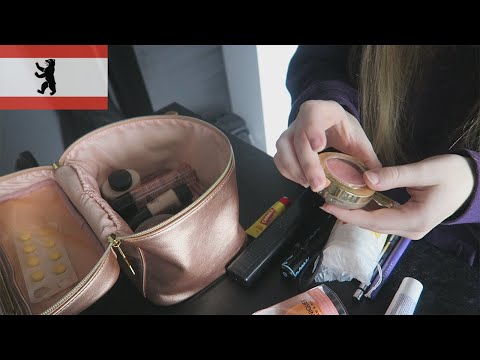 [ASMR] Packing My Bags + Mini Shoplog (Berlin Video 1/3)